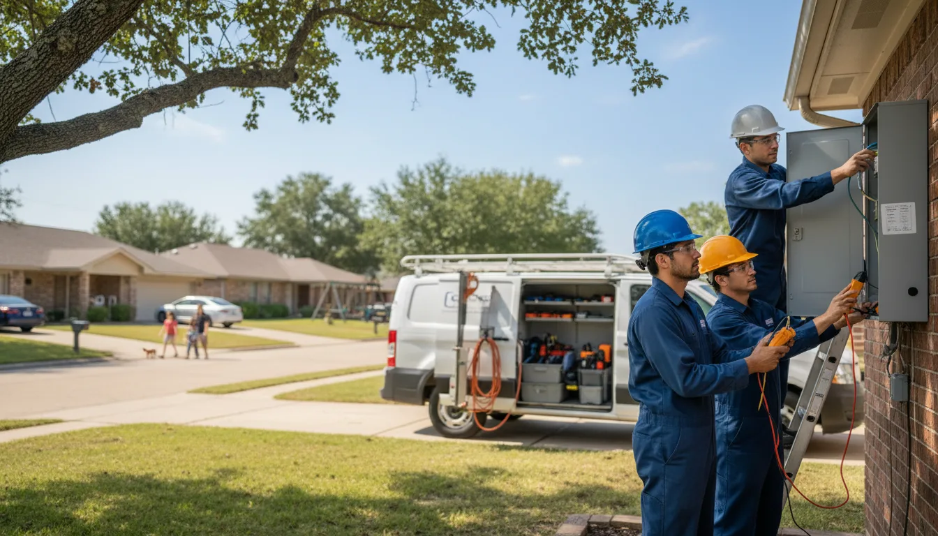 Certified electrician providing emergency electrical services in Pleasantville, PA